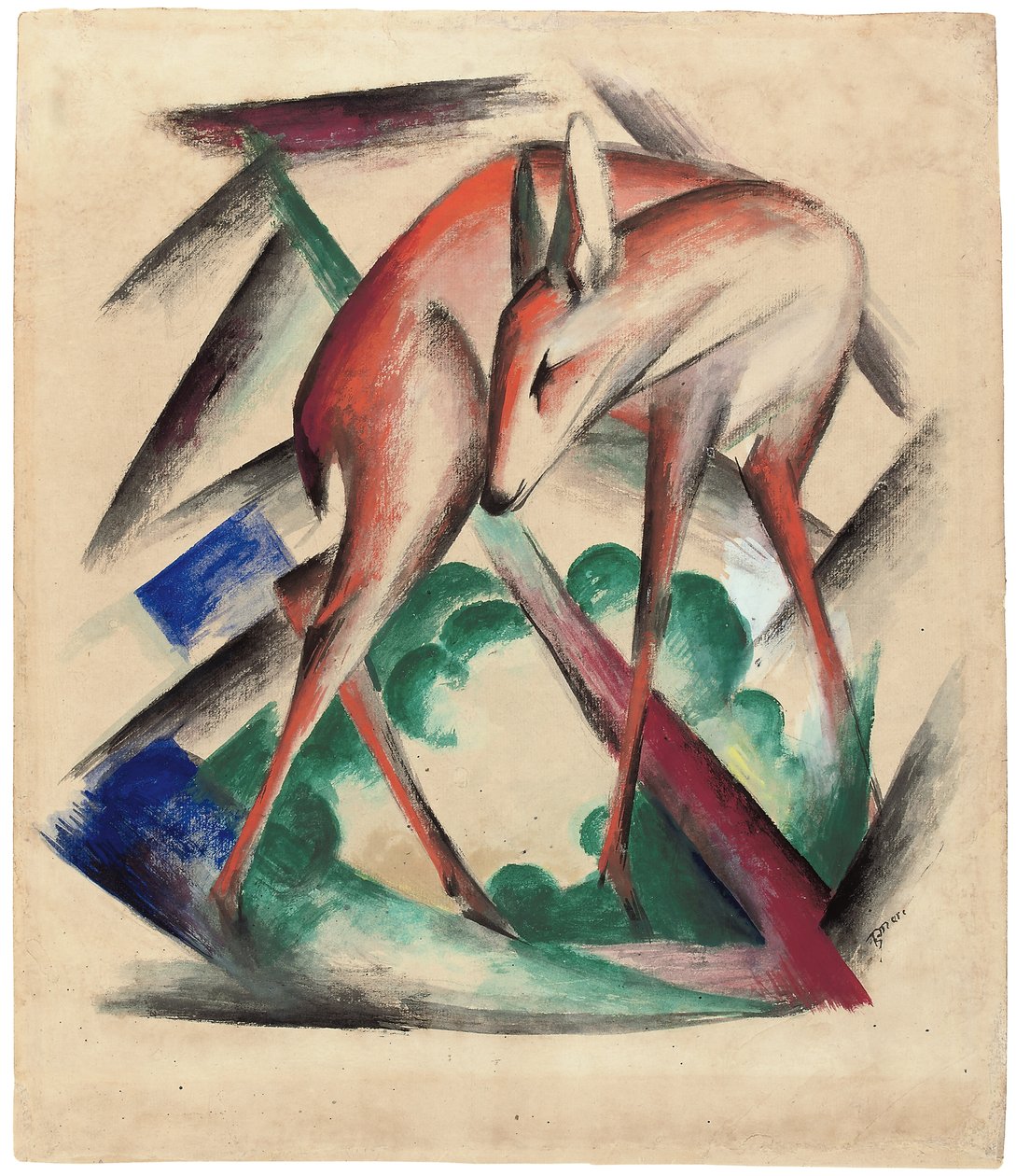 Geyik, 1912 by Franz Marc
