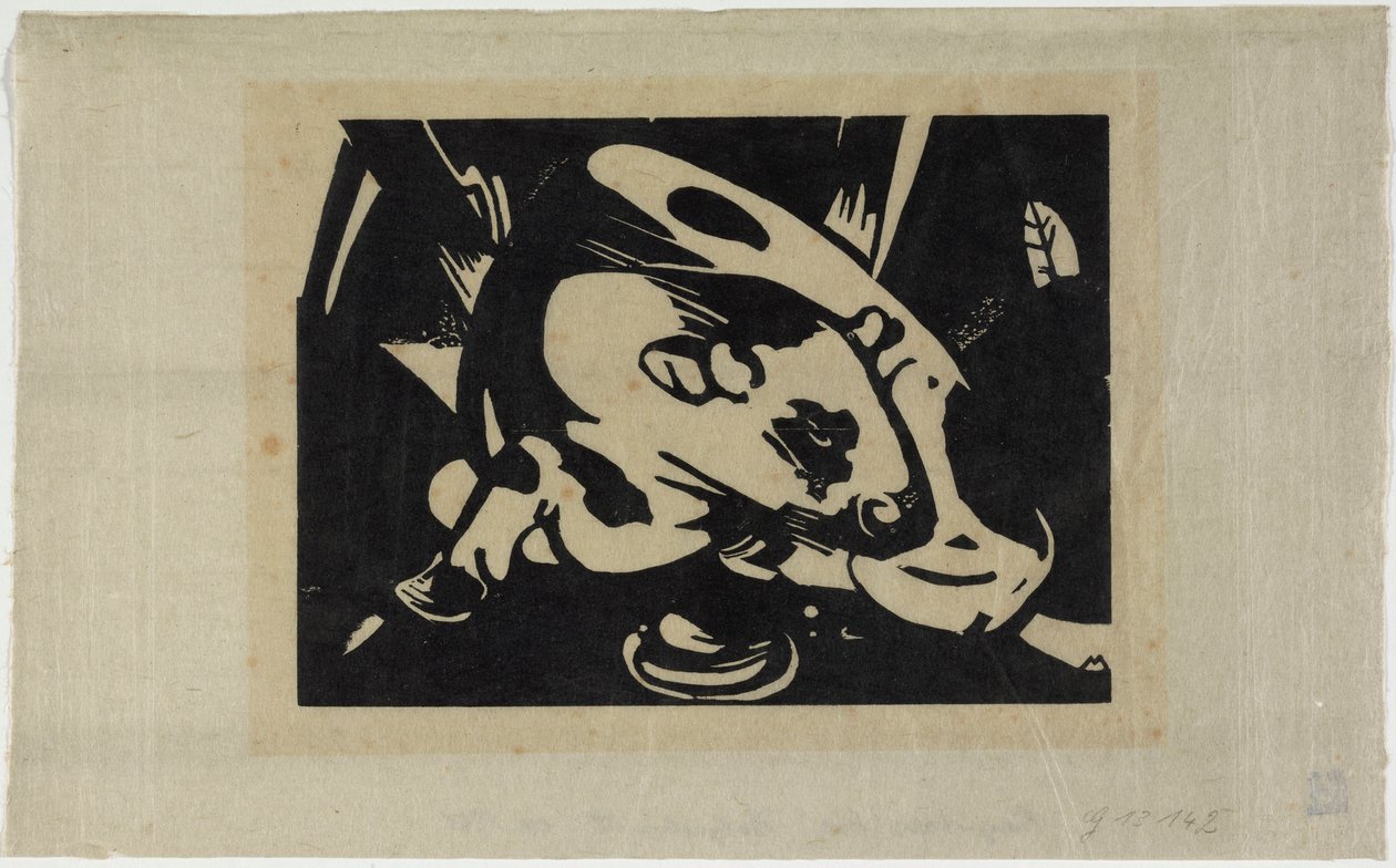 Boğa by Franz Marc