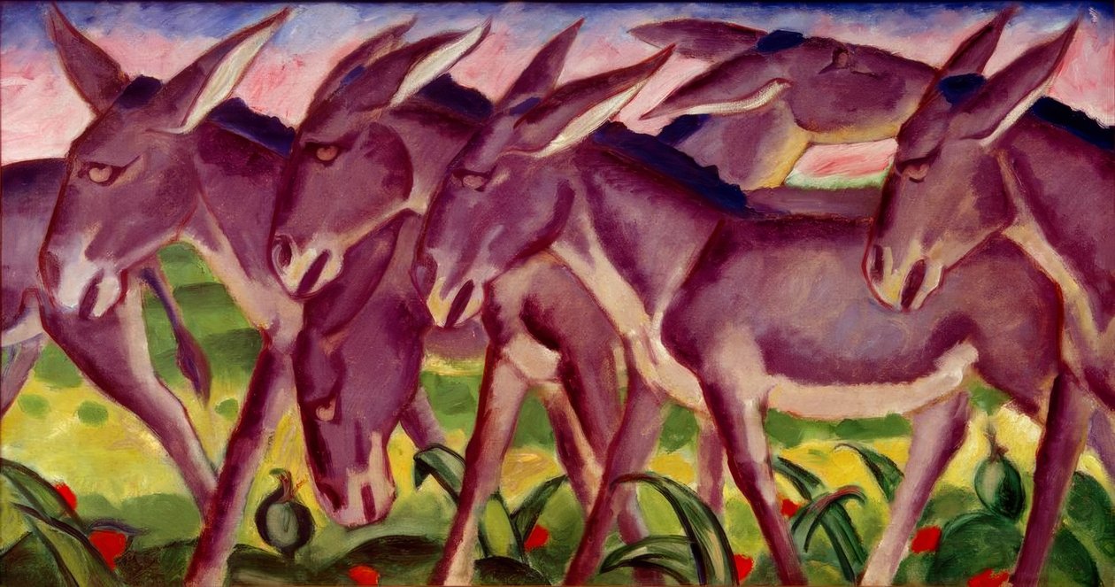 Eselsfries by Franz Marc