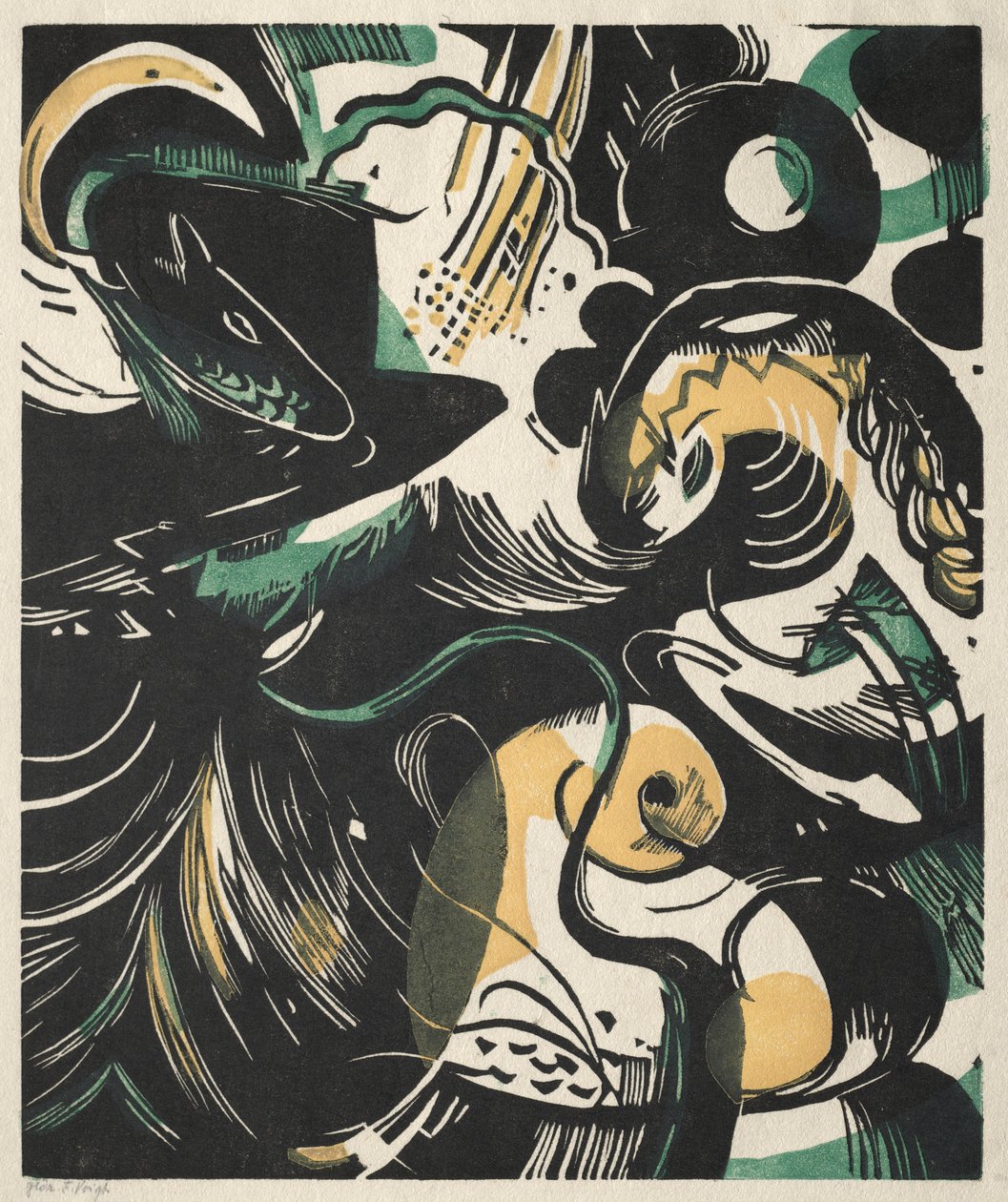 Yaratılış II by Franz Marc