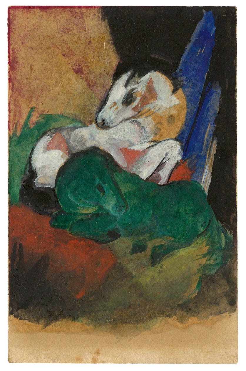Yeşil ve Beyaz At. Elisabeth Macke