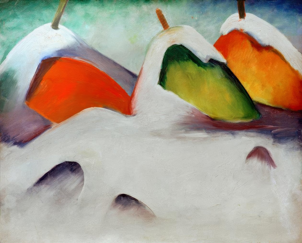 Karda çömelme by Franz Marc