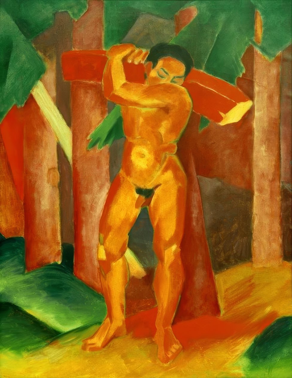 Ahşap kirişler by Franz Marc