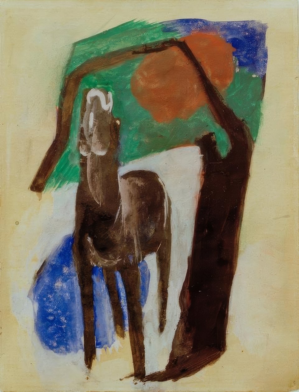 Şikayetçi at by Franz Marc