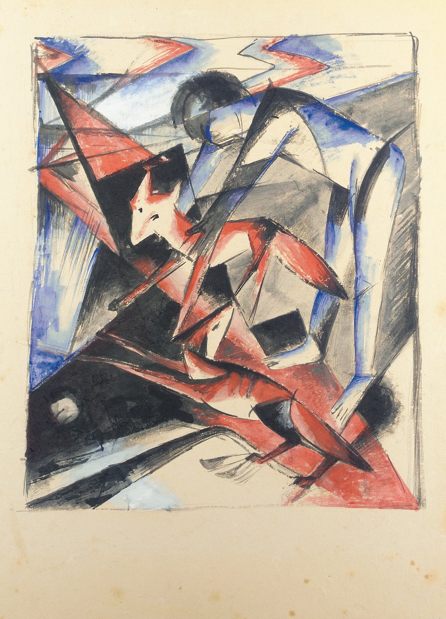 Nuh ve Tilki, 1913 by Franz Marc