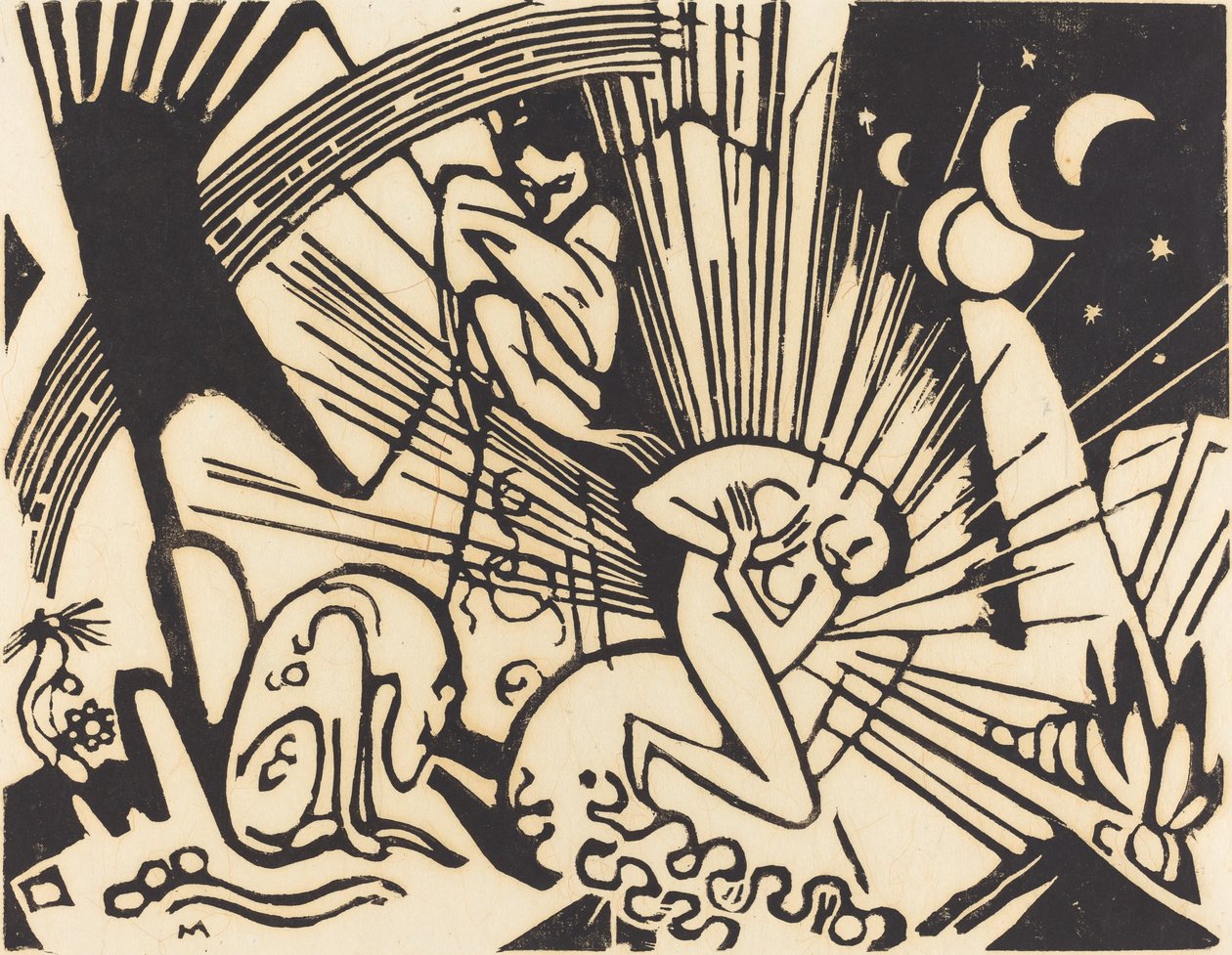 Uzlaşma (Versoehnung) by Franz Marc