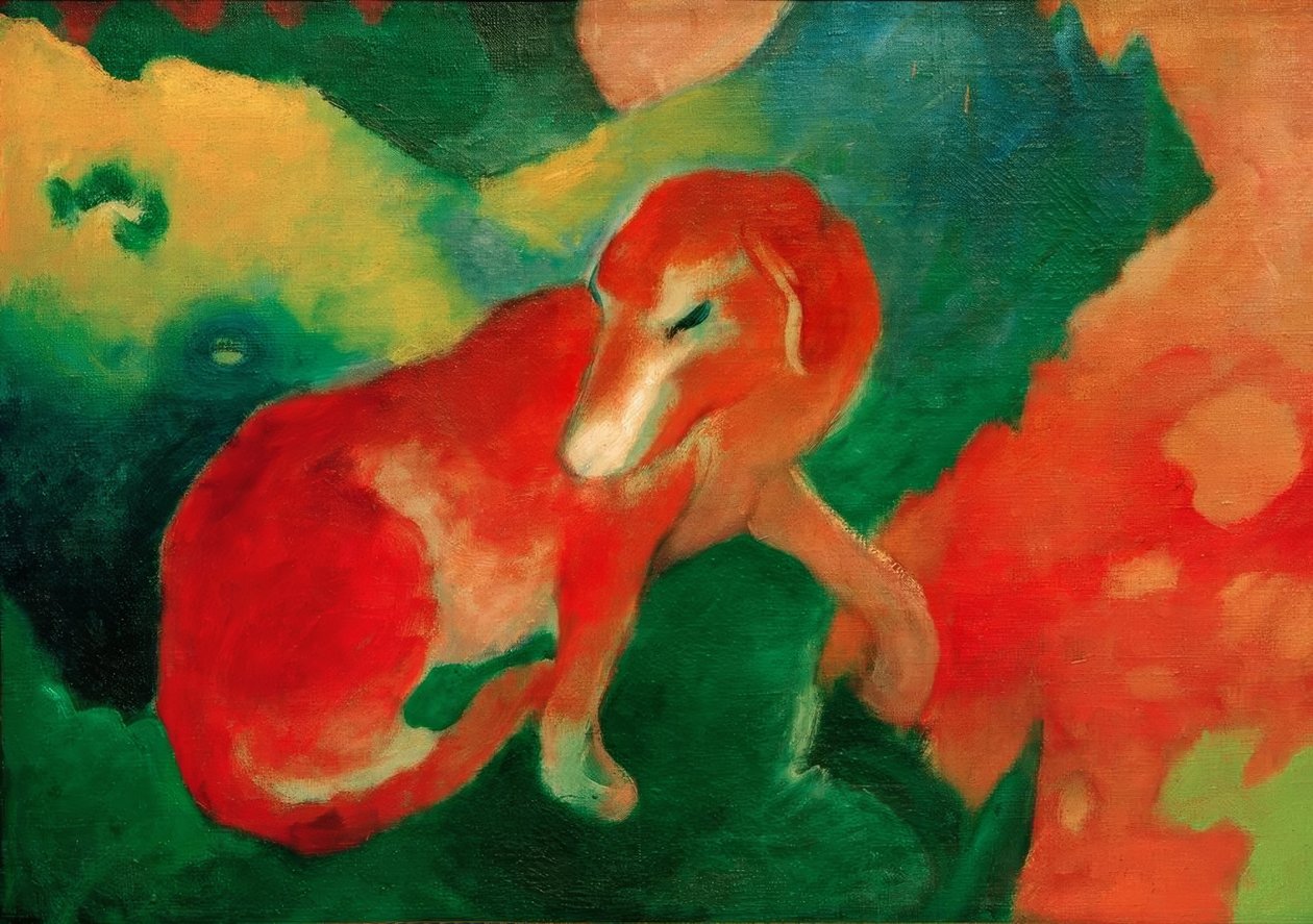 Kırmızı Köpek by Franz Marc