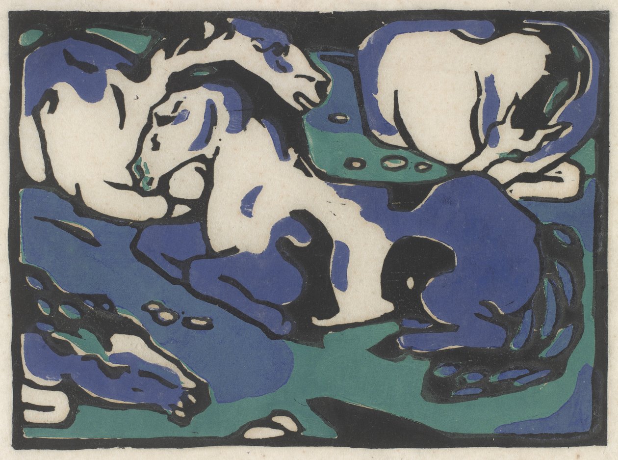 Ruhende Pferde (Dinlenen Atlar), 1911-1912, 1916
