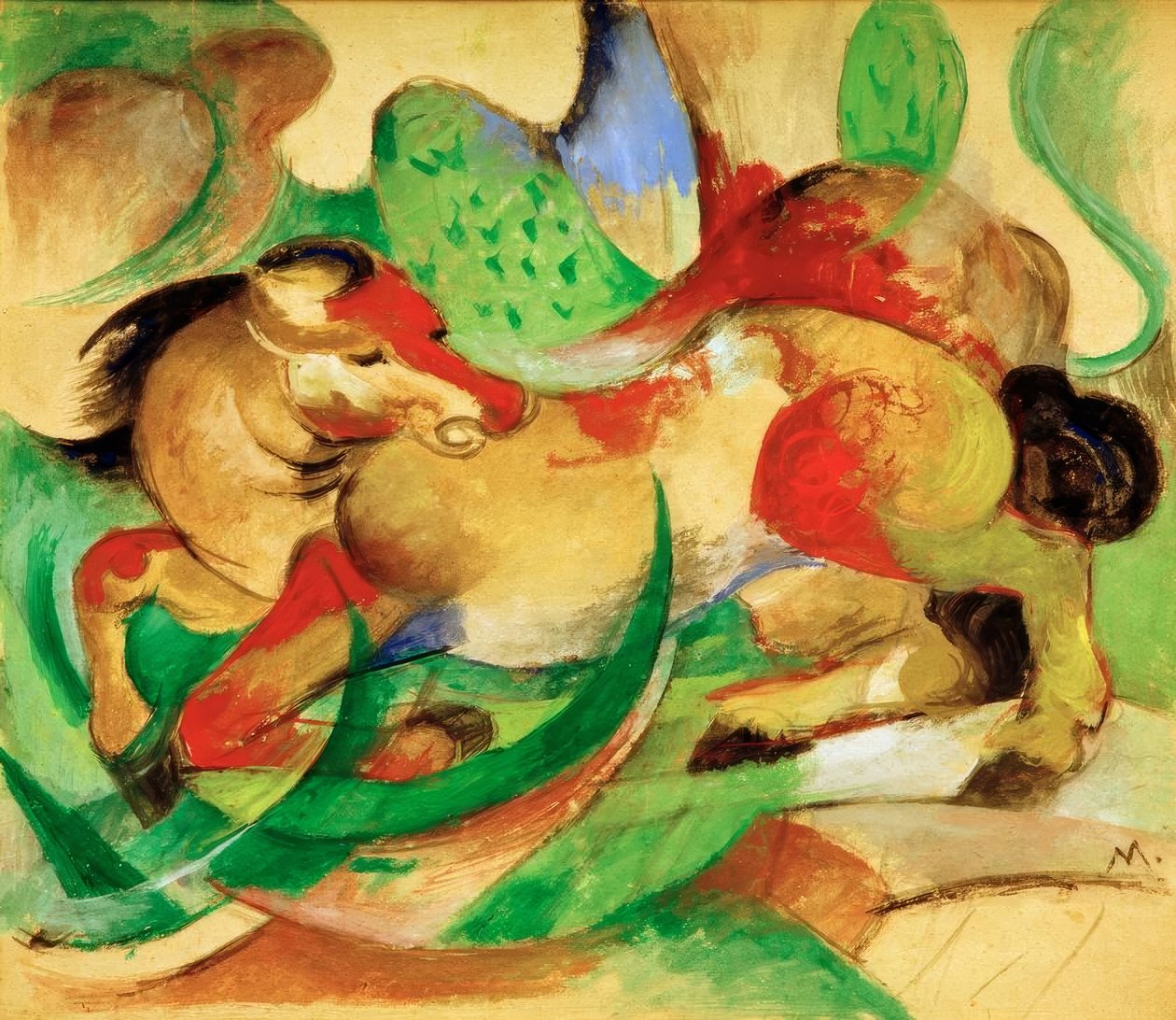 at atlama by Franz Marc