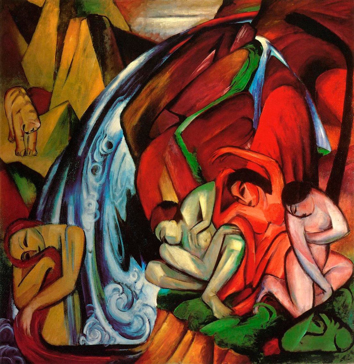Şelale by Franz Marc