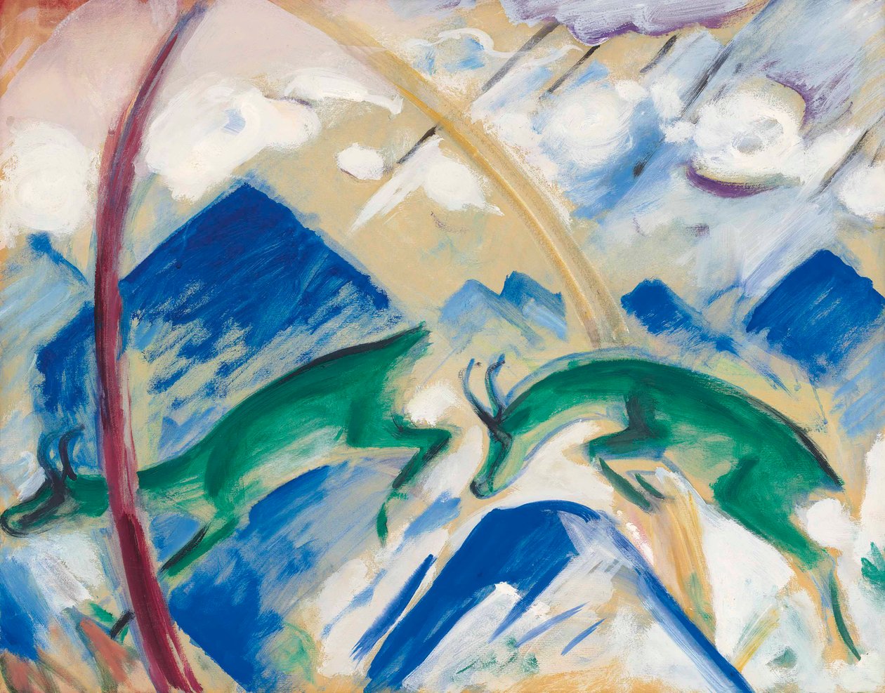 güderi, 1911. by Franz Marc