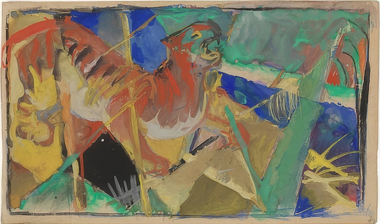 Ormandaki kaplan. 1912-13 by Franz Marc