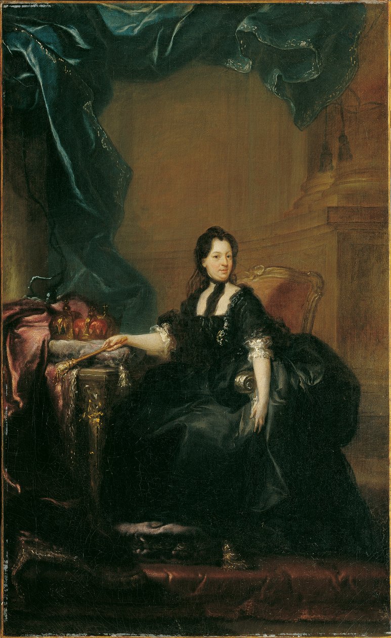 Dul giysileri içinde İmparatoriçe Maria Theresia by Franz Messmer