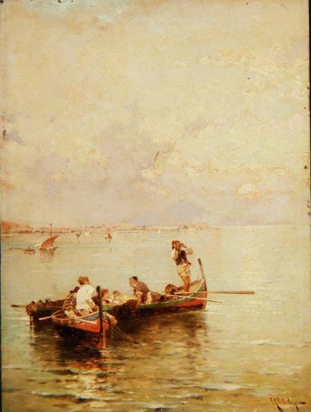 Göl Manzarası by Franz Richard Unterberger