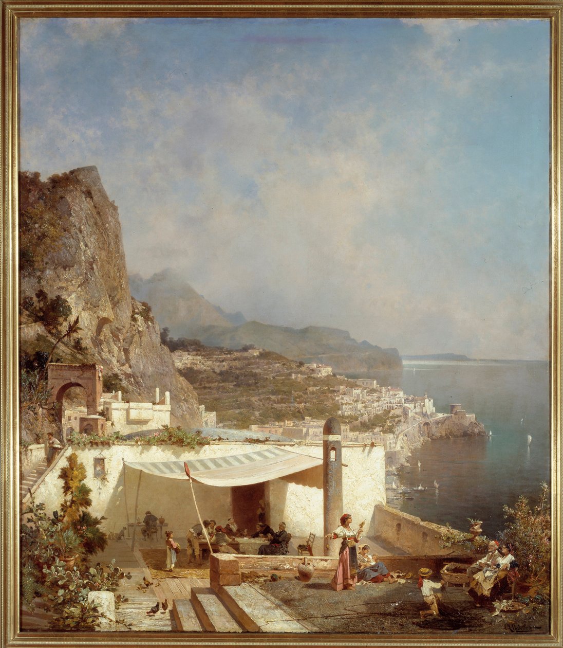 Napoli Körfezi. Franz Richard Unterberger