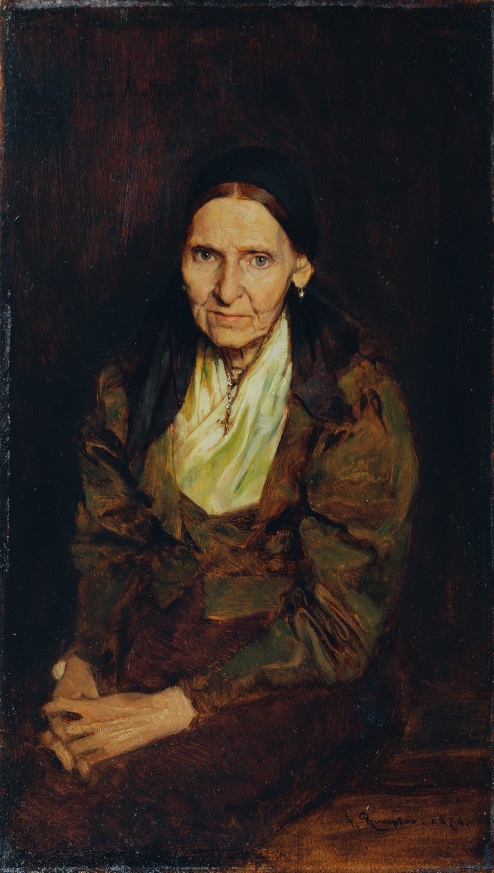 sanatçının annesi by Franz Rumpler
