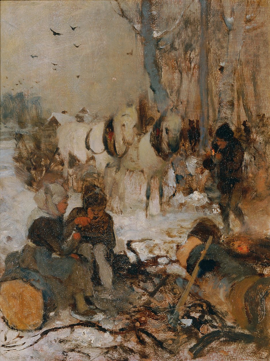 Kış mevsimi by Franz Rumpler