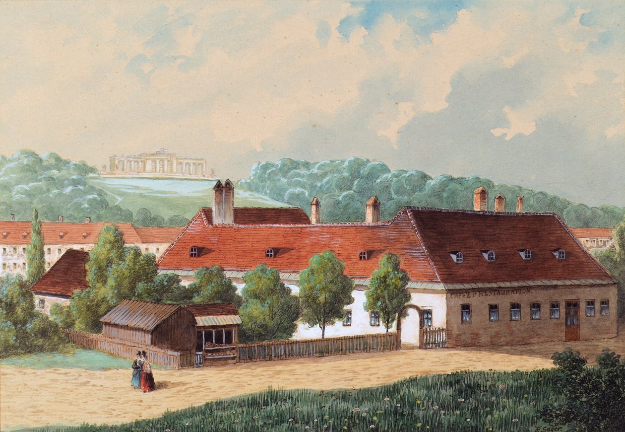 Viyana-Rudolfsheim'daki Kafe-Restoran "Kara Yelek" by Franz Sager