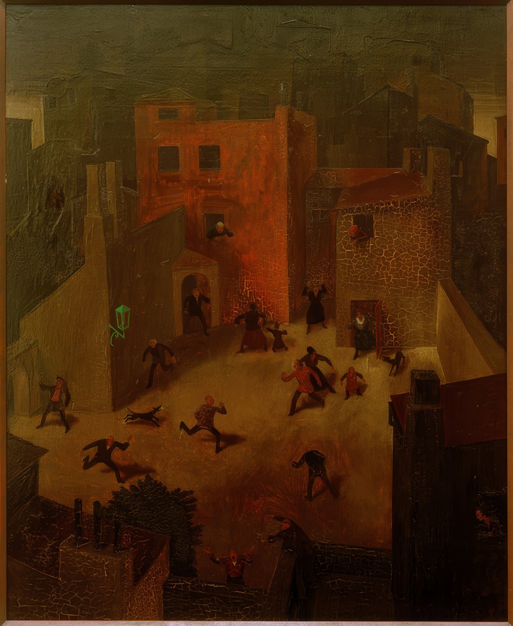 F.Sedlacek, şehir manzarası by Franz Sedlacek