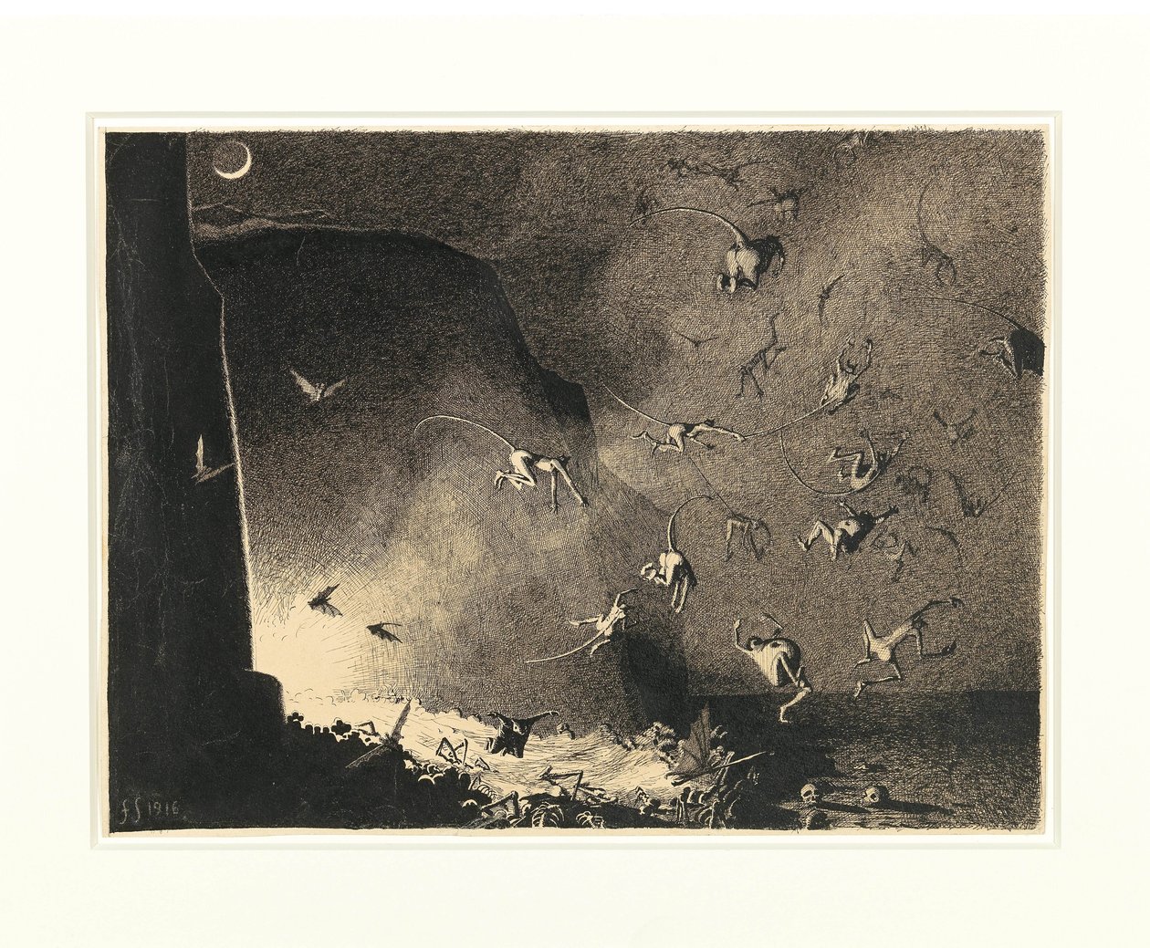 Cehennem Kapısı, 1916. by Franz Sedlacek