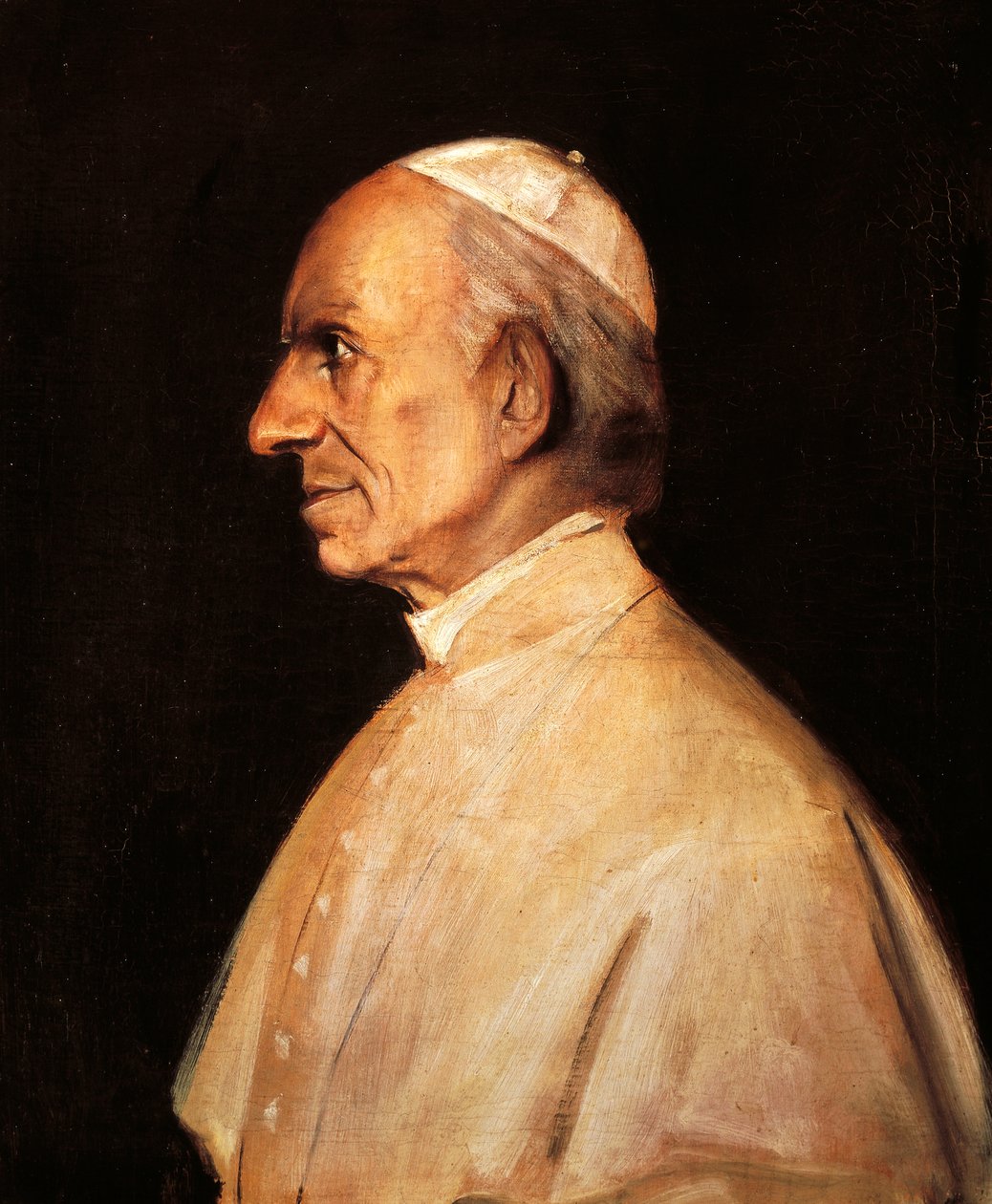 Papa Leo XIII (Carpineto Romano Portresi by Franz Seraph von Lenbach