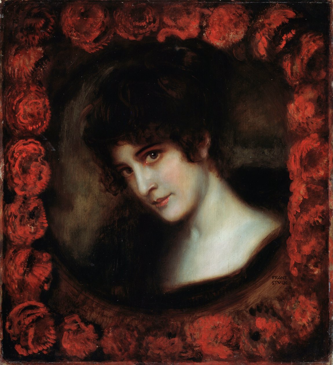 Bir Kadının Portresi'. by Franz Stuck Ritter von