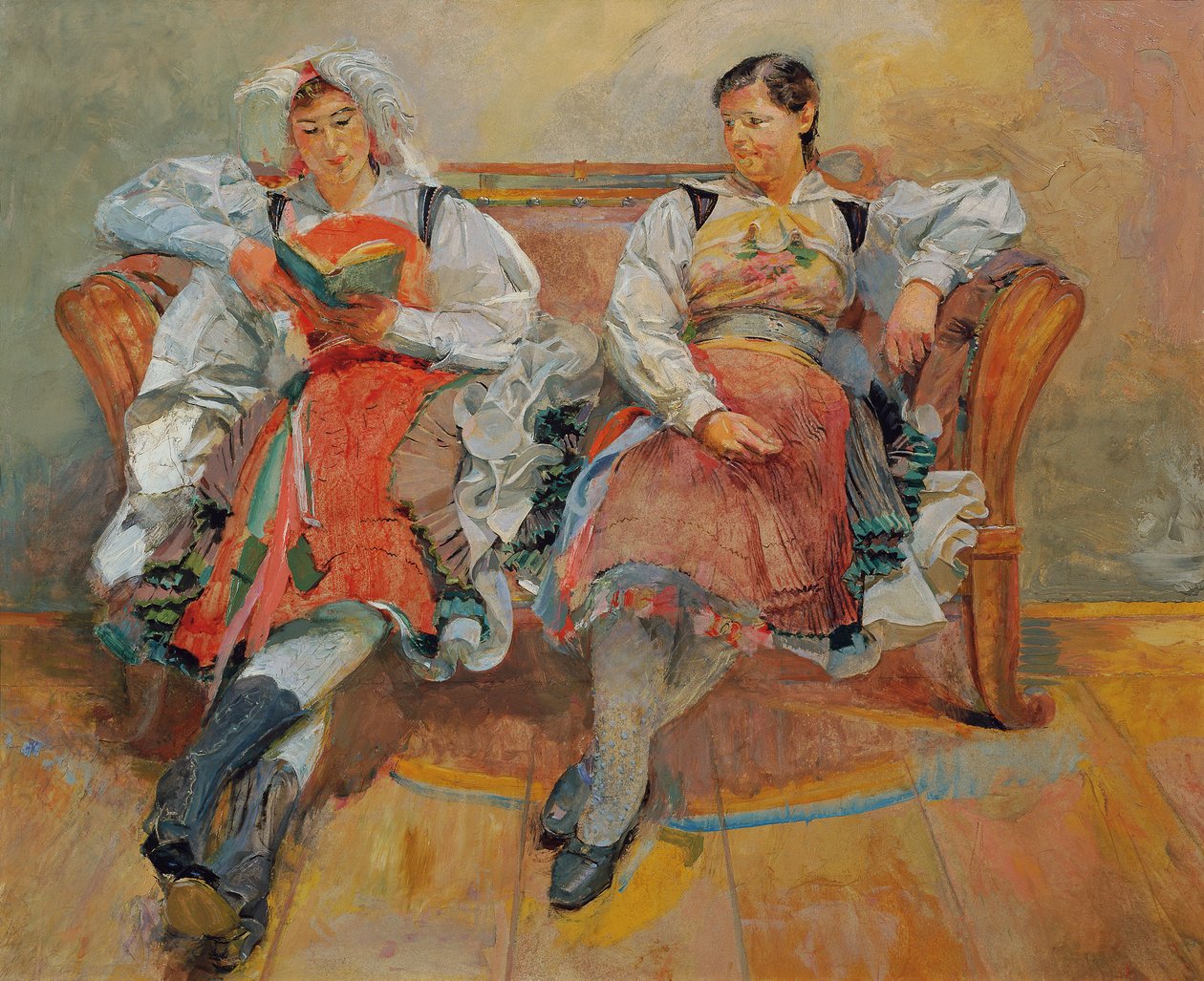 Gailtalerinnen by Franz Wiegele