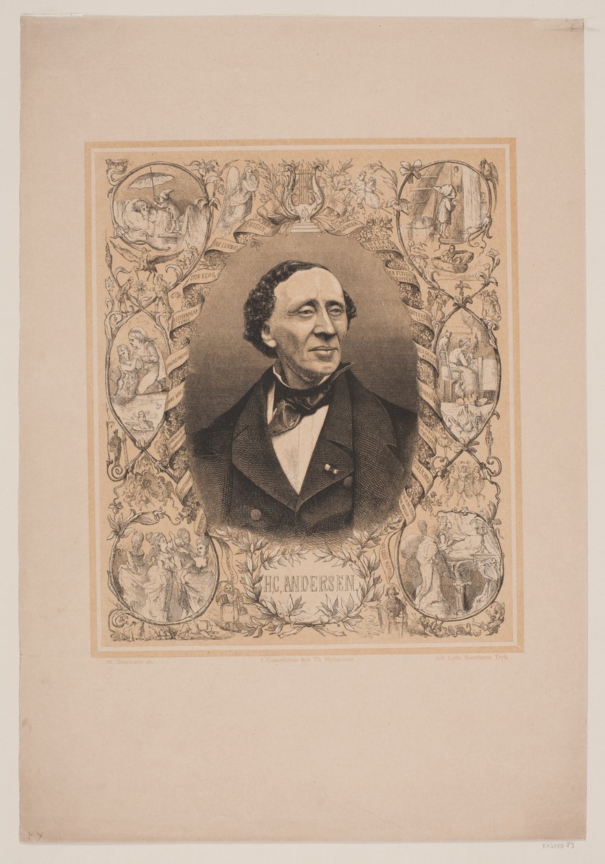 H.C. Andersen by Franz Wilhelm Obermann