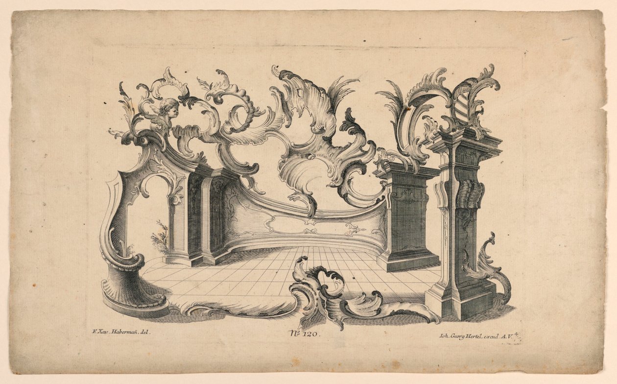 Rocaille Motifleri ve Dados, Set No. 120