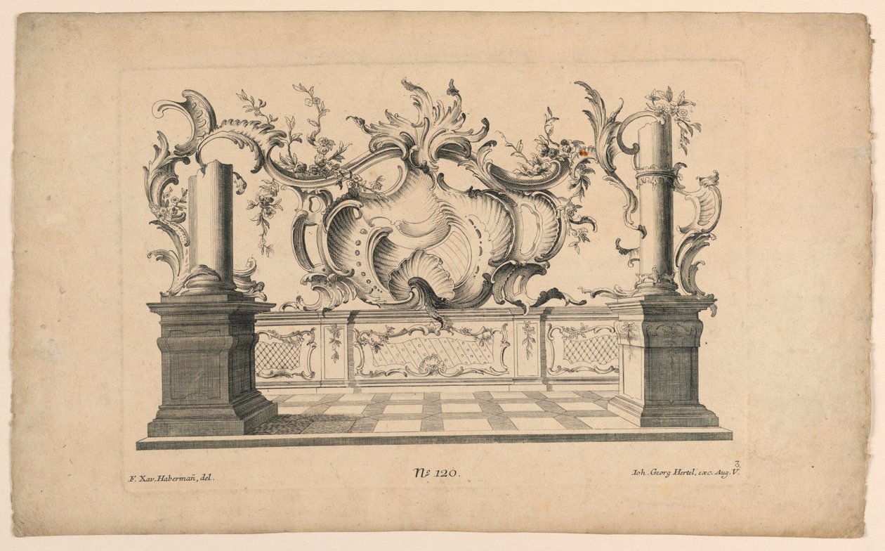 Rocaille Motifleri ve Dados, Set No. 120