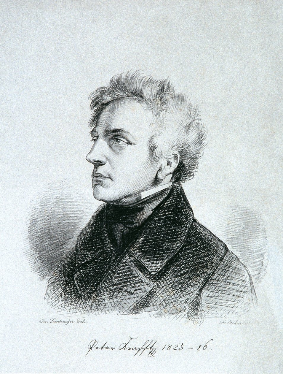 Ressam Johann Peter Krafft by Franz Xaver Stöber