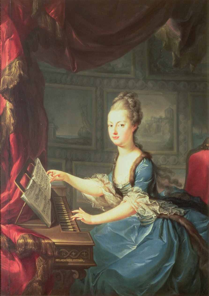 Arşidüşes Marie Antoinette Habsburg-Lothringen (1755-93), Avusturya İmparatoriçesi Maria Theresa