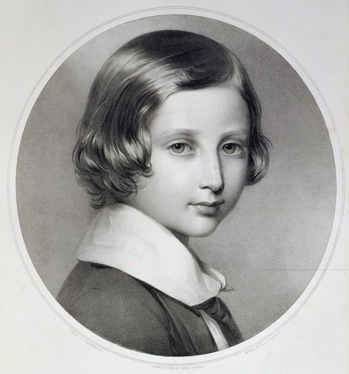 Albert, Galler Prensi (1841-1910), orijinali Thomas Fairland tarafından oyulmuş, M. und N. Hanhart tarafından yayınlandı, 1852 (litografi) by Franz Xaver Winterhalter