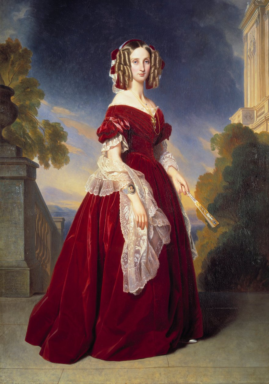 Portre ve Louise Marie Therese Charlotte Isabelle d