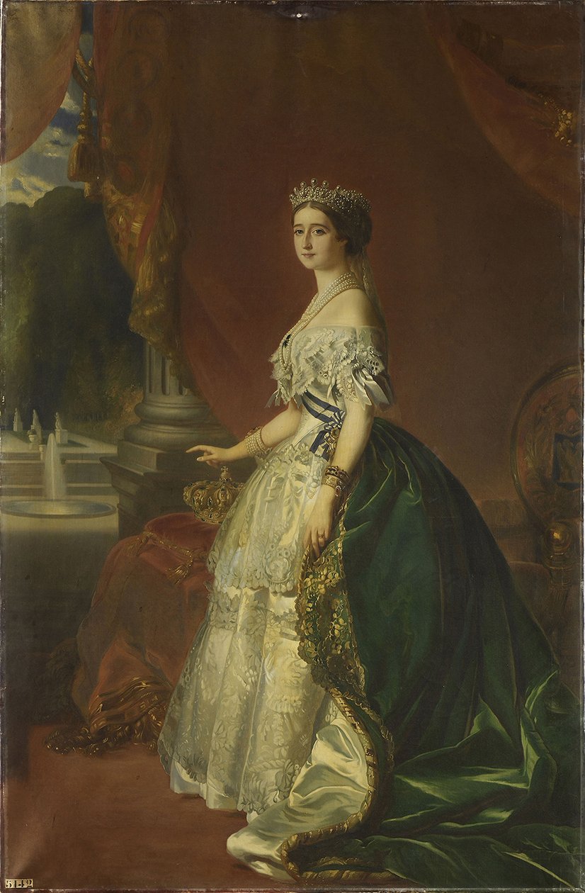 Eugenie de Montijo'nun Portresi 1826-1920, Fransız İmparatoriçesi, 1853 by Franz Xaver Winterhalter