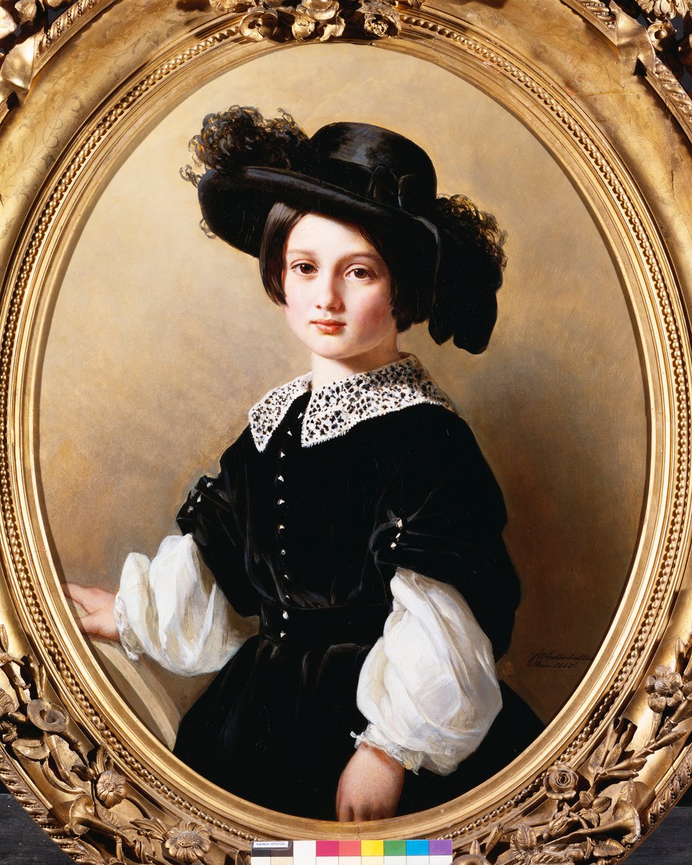 Genç Bir Kızın Portresi, 1850 by Franz Xaver Winterhalter