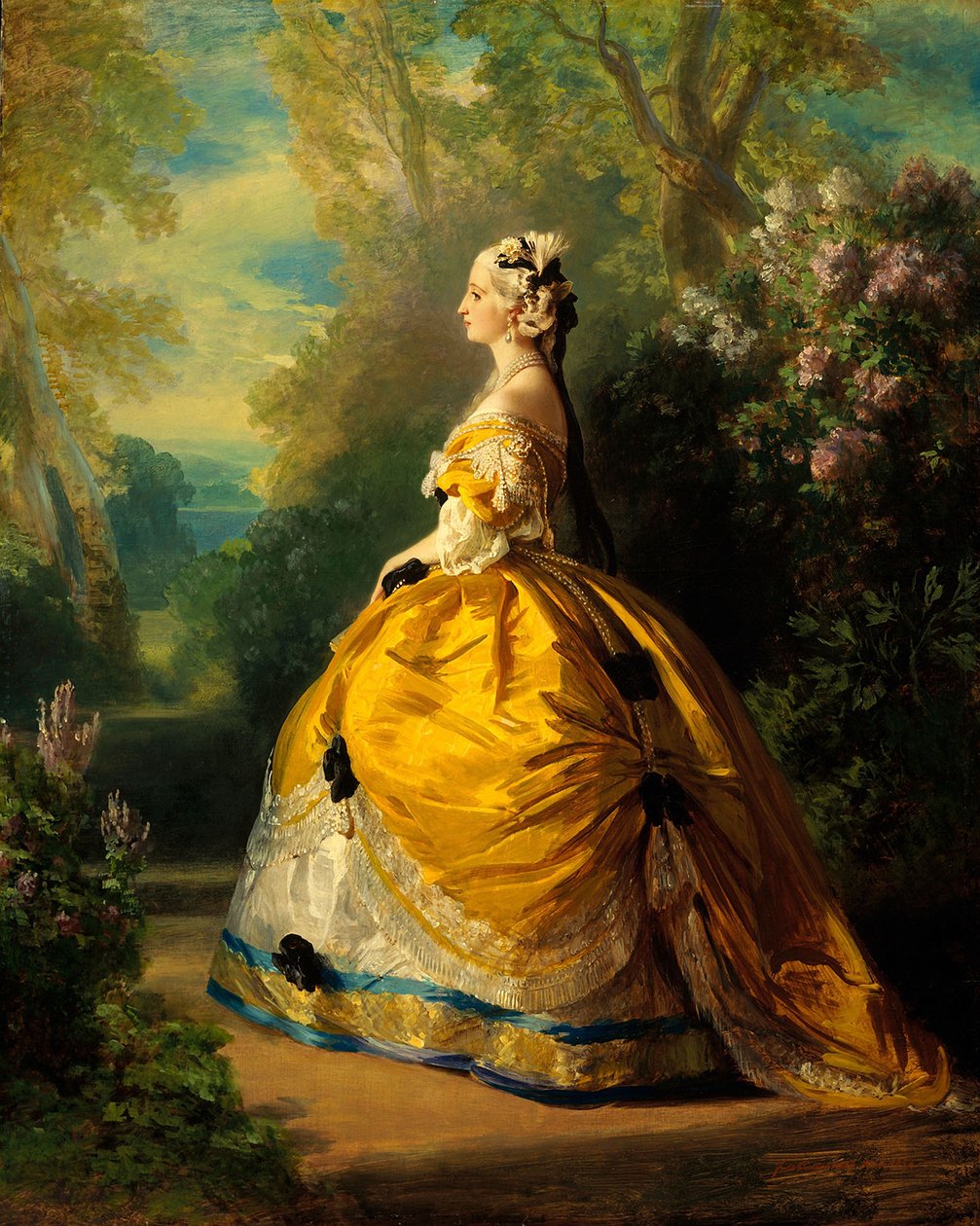 İmparatoriçe Eugenie by Franz Xaver Winterhalter