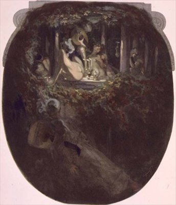 Serenat by Franz von Bayros (1866 1924)