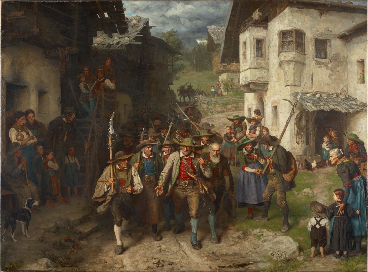 son teklif by Franz von Defregger