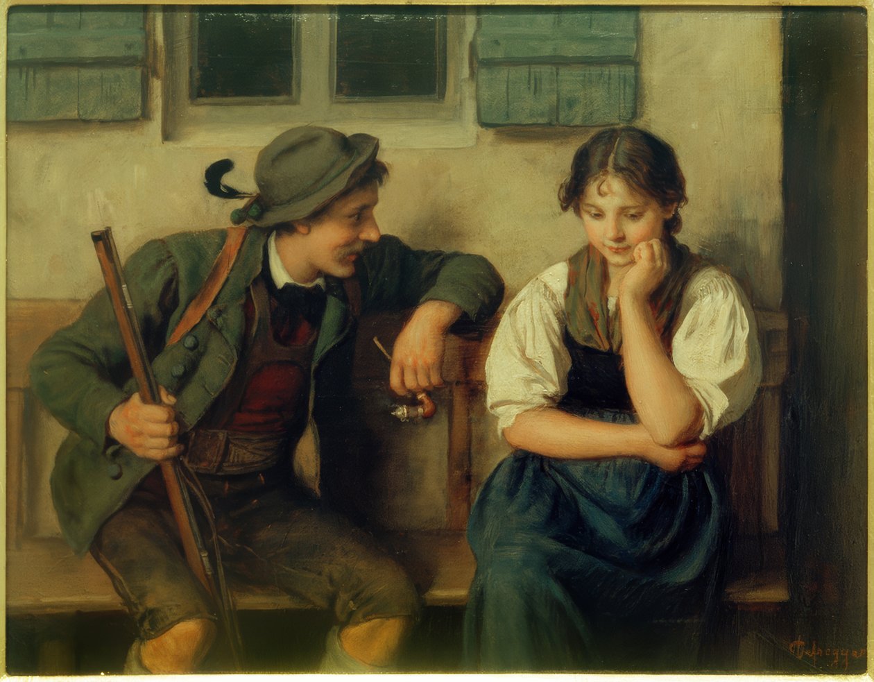 Zor soru by Franz von Defregger