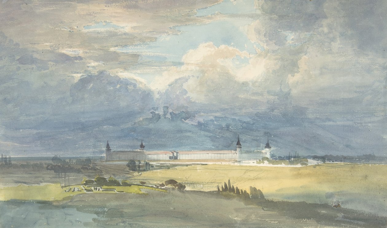 Büyük Binalı Manzara, 1818-83. by Franz von Hauslab