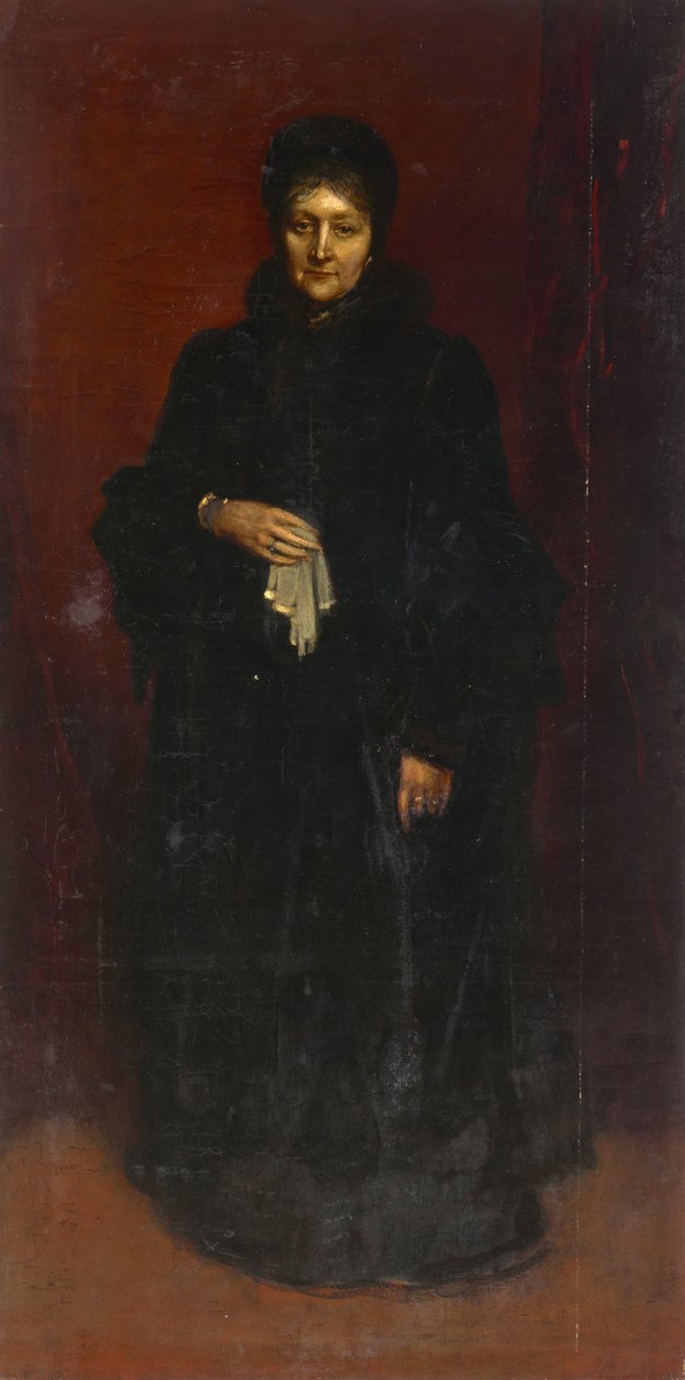 Augusta Prusya Kraliçesi ve Alman İmparatoriçesi by Franz von Lenbach