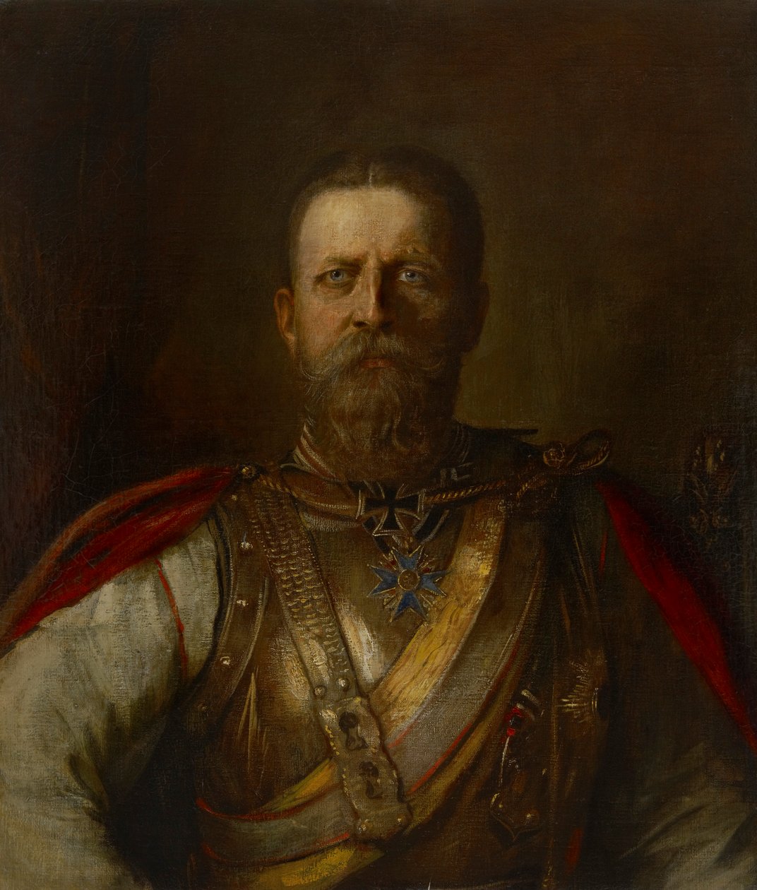 Veliaht Prens Frederick William, daha sonra Frederick III, Alman İmparatoru ve Prusya Kralı by Franz von Lenbach