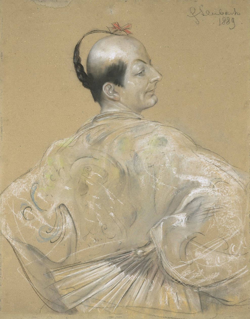 Konrad Dreher ve Ko-Ko by Franz von Lenbach