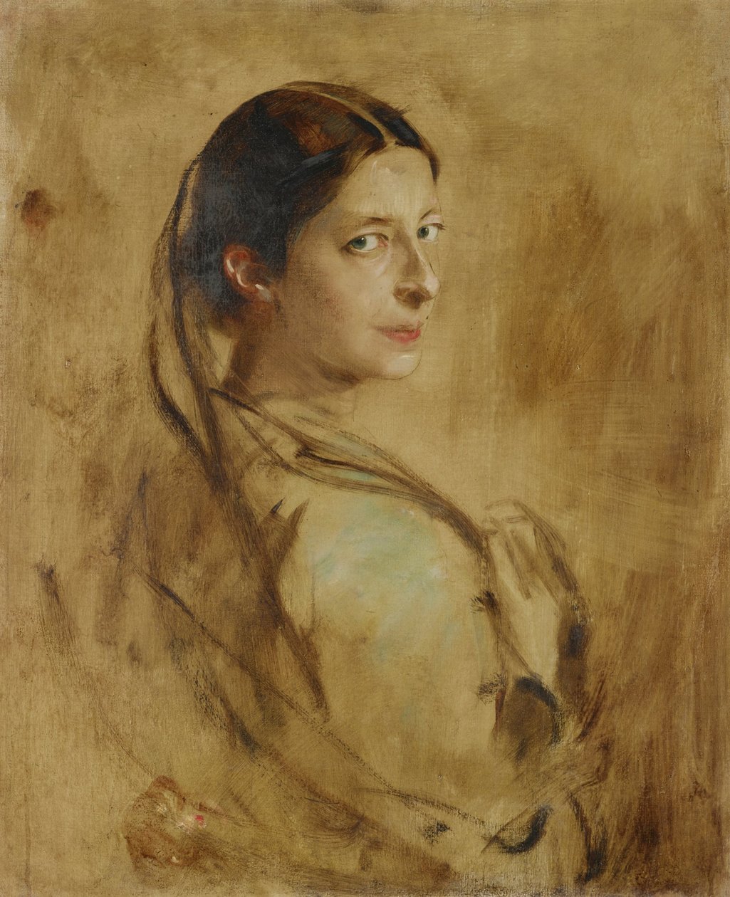Leopoldine (?) Plessen-Cronstern Baronesi by Franz von Lenbach