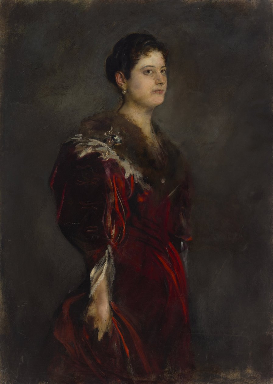 Marie Baronin Harkanyi by Franz von Lenbach