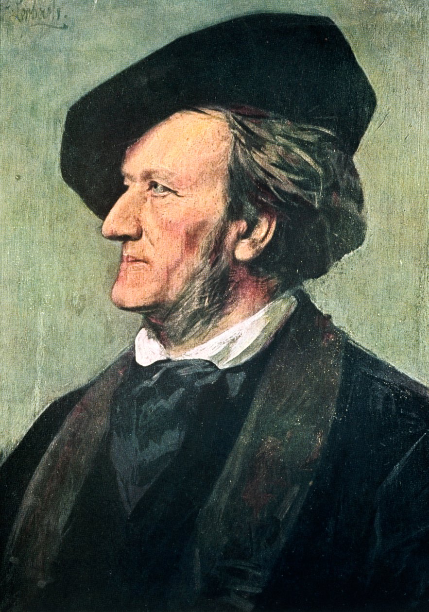 Richard Wagner 1813-1883, Alman besteci, orkestra şefi ve deneme yazarı, 19. yüzyılın sonlarında by Franz von Lenbach