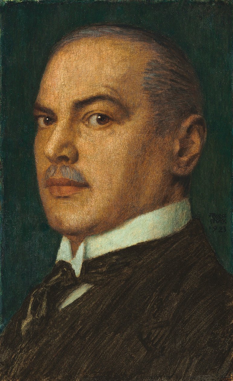 Bir Otoportre, 1923 by Franz von Stuck