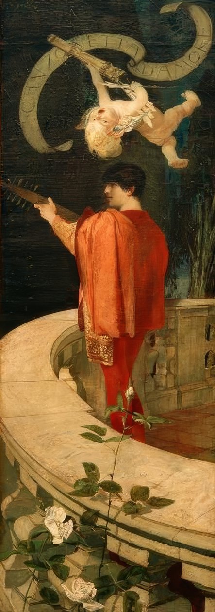 Aşk şarkısı by Franz von Stuck
