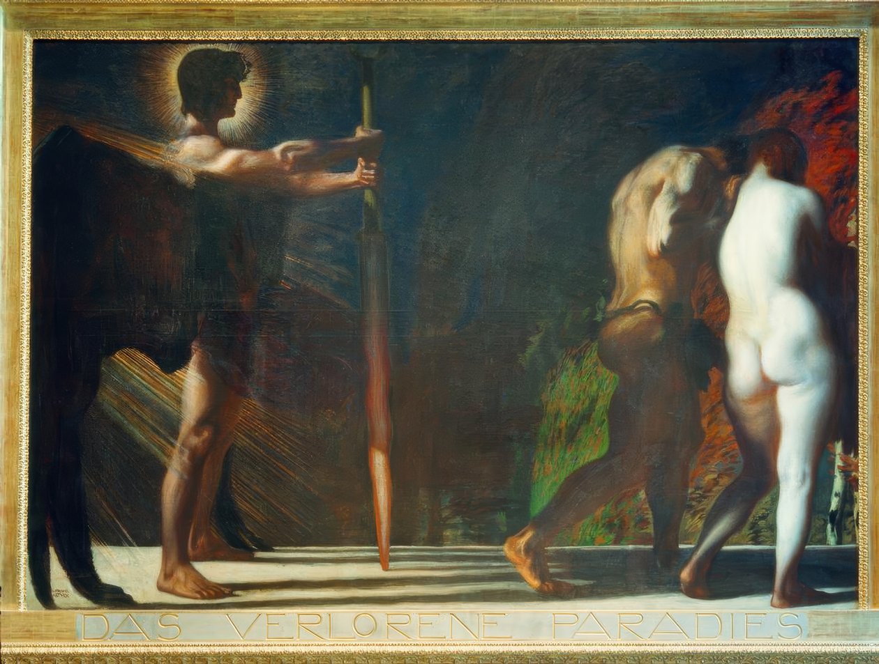 Cennet kaybetti by Franz von Stuck